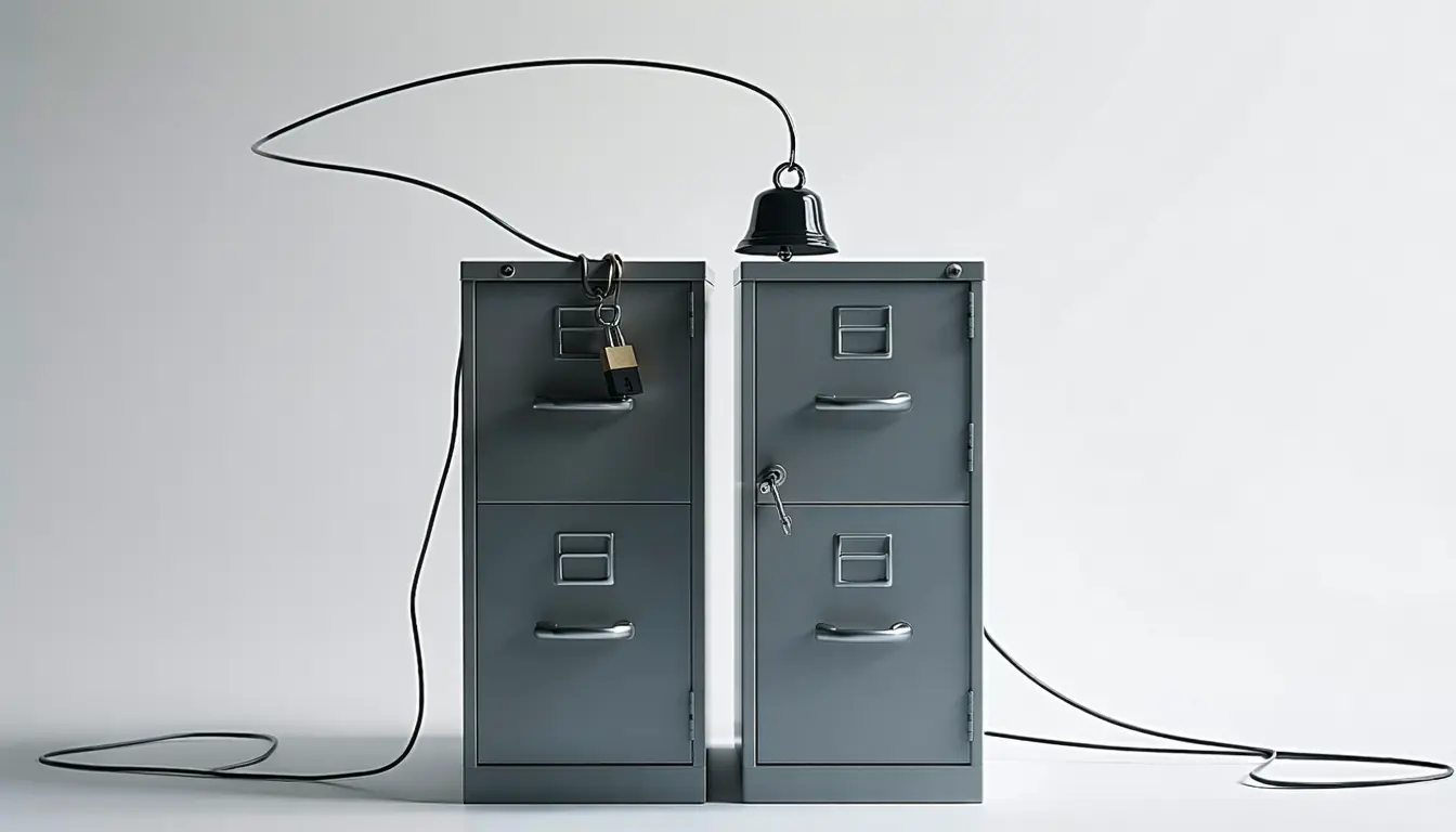 Illustration accompanying Graz researchers read other users' browsing and keystroke timing through OS file-change alerts