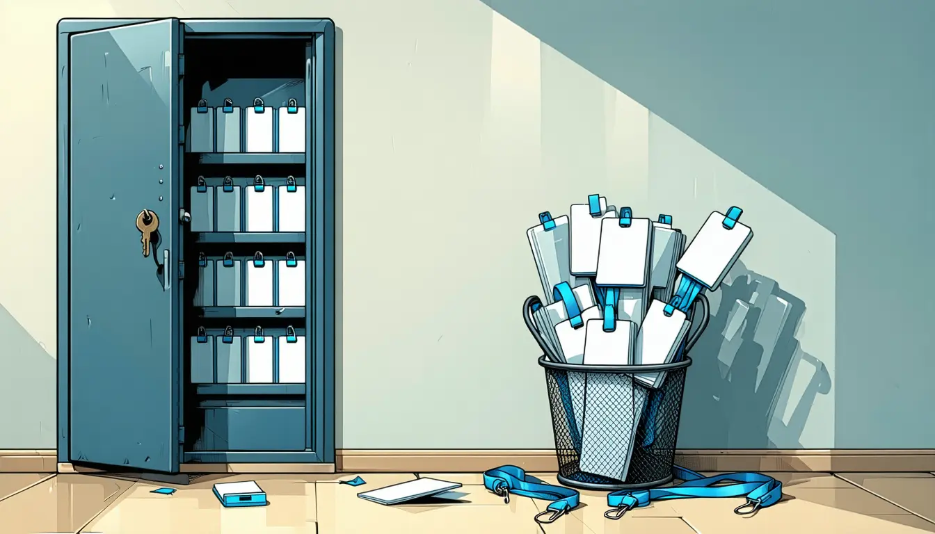 Illustration accompanying LinkedIn lets verified company pages hide impersonator accounts from search
