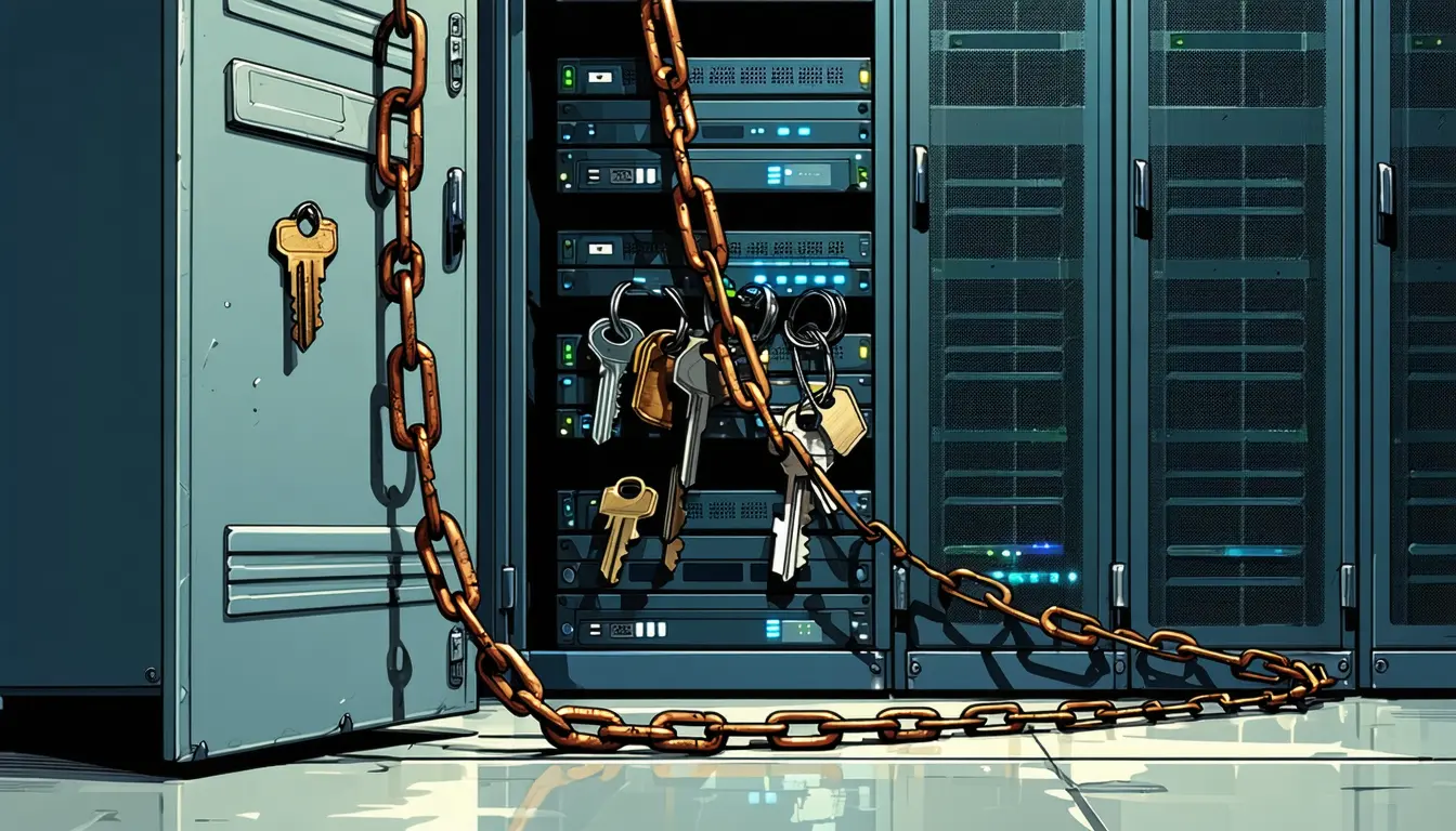 Illustration accompanying Four chained bugs let unauthenticated attackers seize OpenBao and Vault servers with Raft snapshot policies