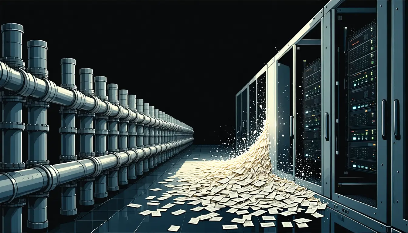 Illustration accompanying One password reset let Storm-3068 run an Azure DevOps pipeline that pulled kubeconfig files