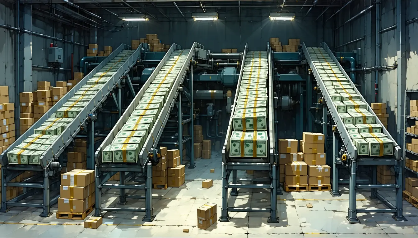 Illustration accompanying Amazon hands its AI the split of ad budgets across sponsored, display, video and streaming TV