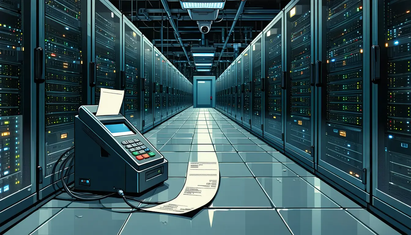 Illustration accompanying Christopher Waller flags AI payment agents for possible new rules