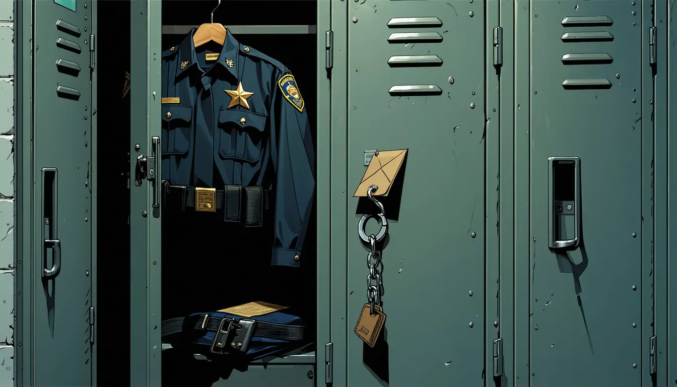 Illustration accompanying Former detective who ran Adam Iza's guard firm gets 21 months for abusing his badge