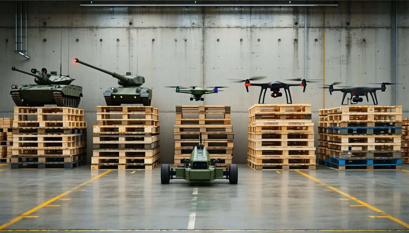 Illustration accompanying US counter-drone task force backs a mix of systems with contracts capped near $7 billion