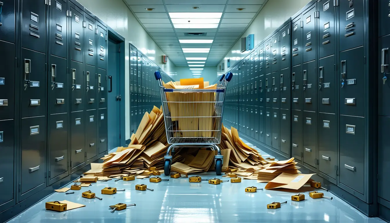 Illustration accompanying Kennedy wants patient records pooled for researchers without data holders' permission
