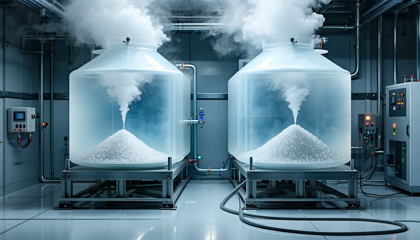 Illustration accompanying Packing a liquid-hydrogen tank with IRMOF-20 more than triples its modeled holding time