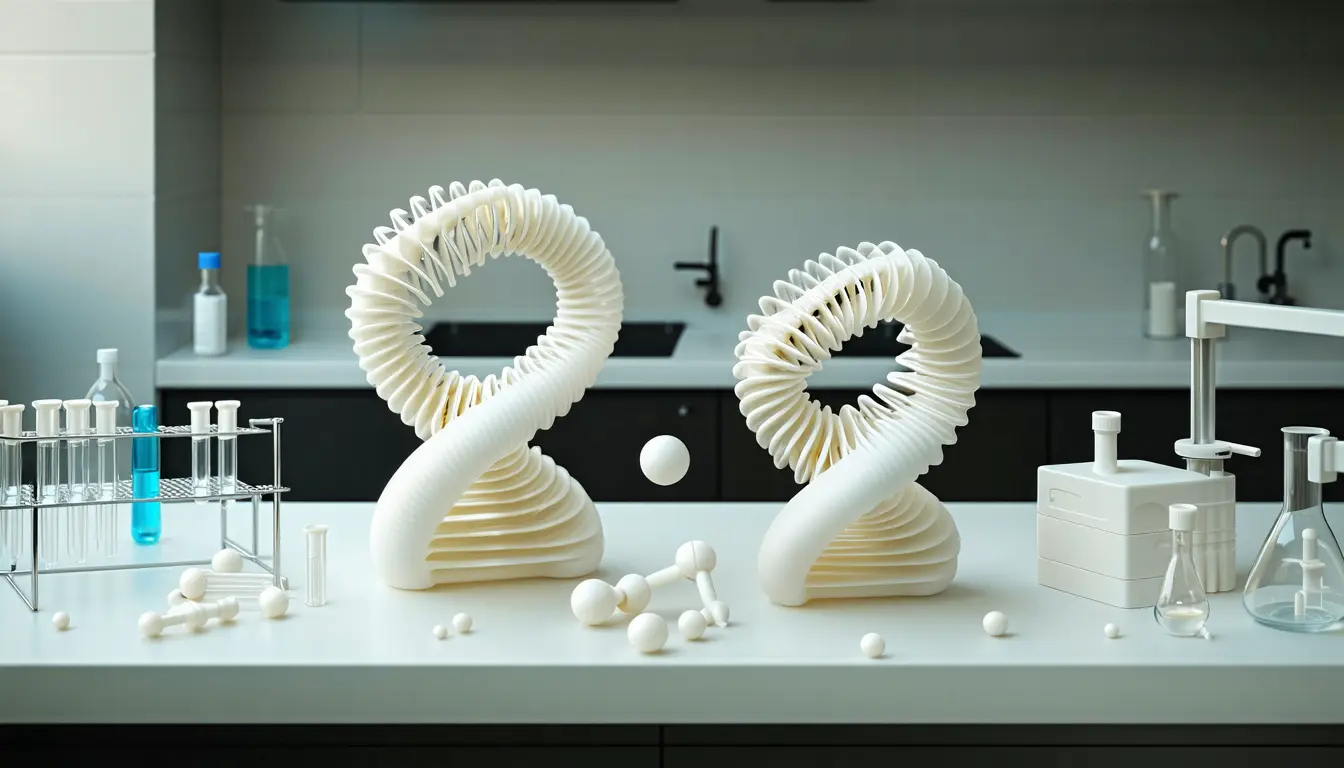Illustration accompanying Simulations link the ligands a Bacillus enzyme holds to how open its shape is