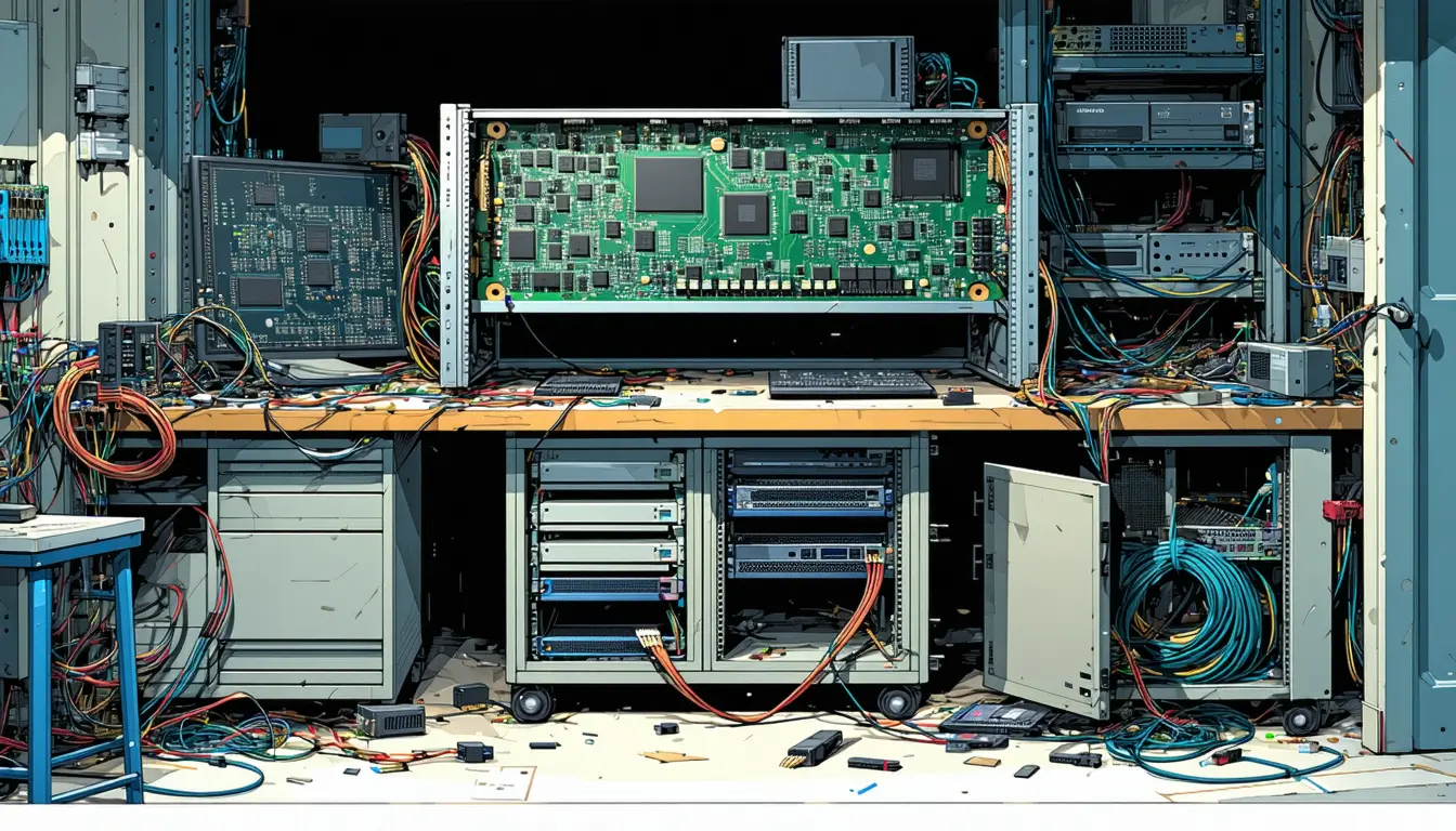 Illustration accompanying Earendil rebuilt Pi's agent core before adding the MCP support it once refused
