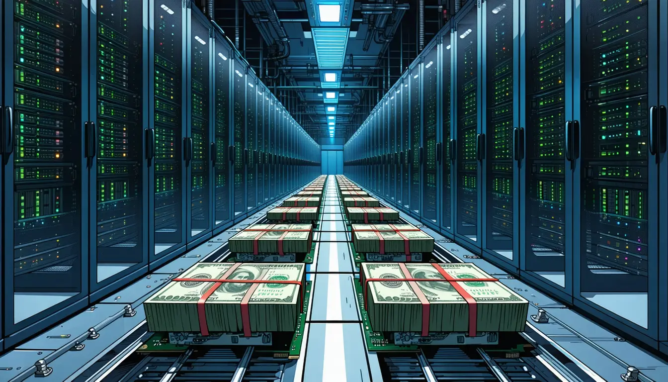 Illustration accompanying Nvidia's board adds a record $150 billion to its share buyback