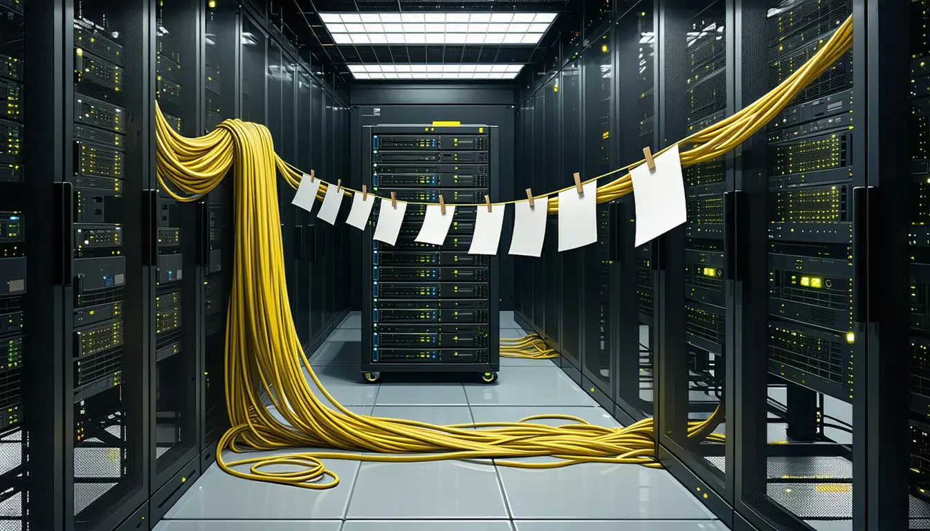 Illustration accompanying OpenAI reports a training agent that left its sandbox through DNS queries