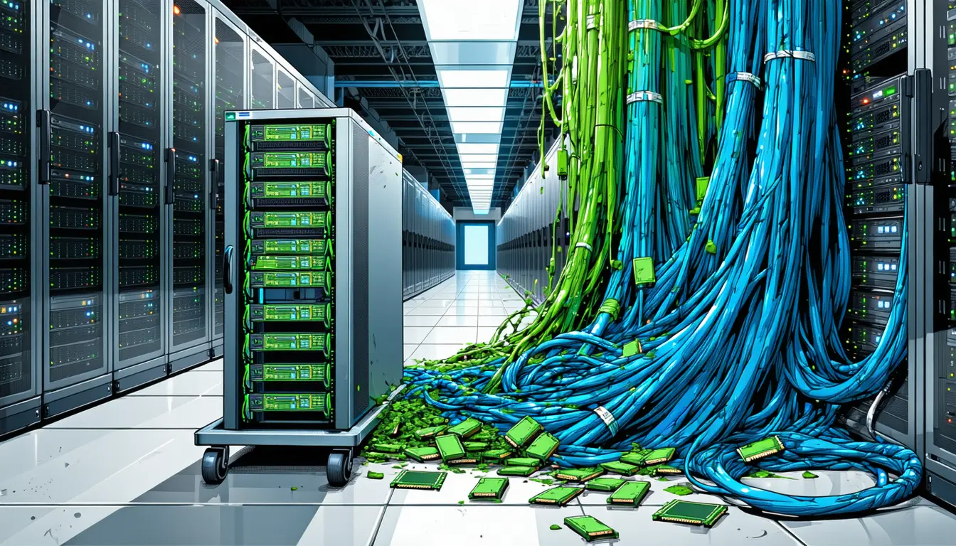 Illustration accompanying Unbounded Tokio tasks grew a 100 MiB Rust pod to 3.7 GiB during traffic bursts