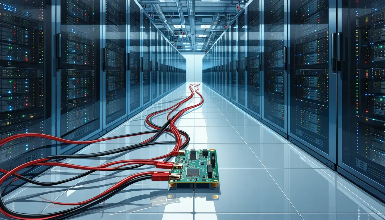 Illustration accompanying Meta's AI data centers test how far the federal research tax credit can stretch