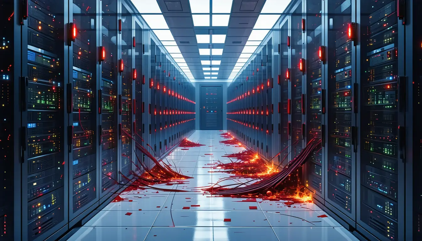Illustration accompanying AI vulnerability scanners flag 41% to 99% of safe code in AWS's Deception Benchmark