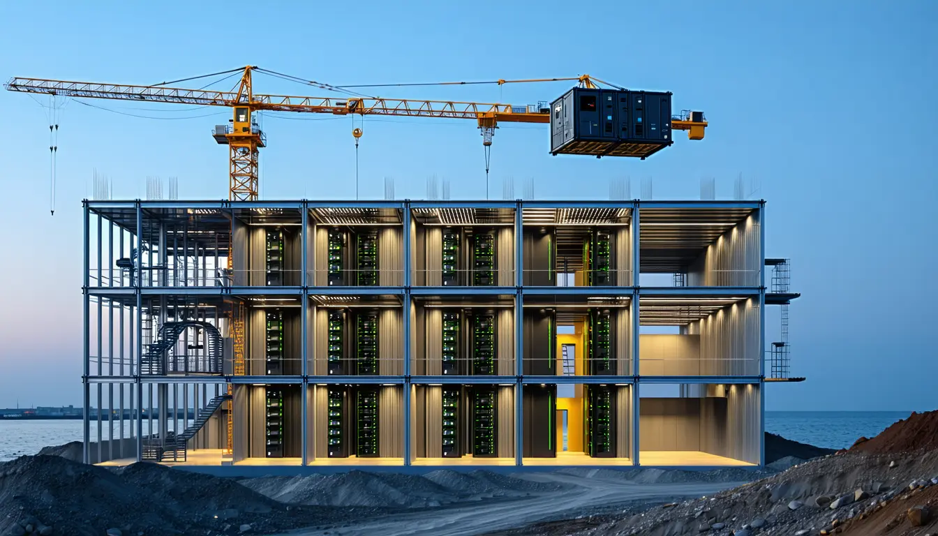 Illustration accompanying BrightRay's prefab 40MW Macau build hinges on finding a tenant first