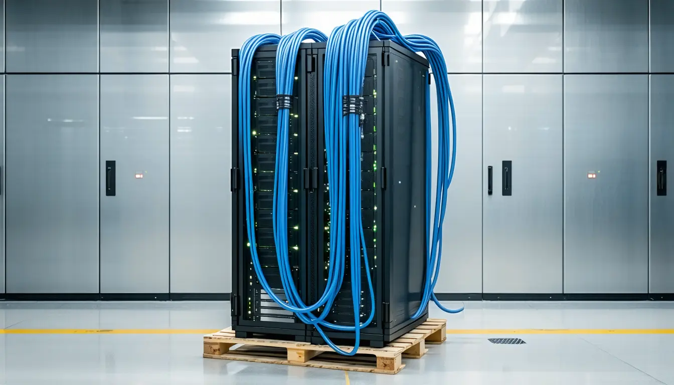 Illustration accompanying CoreWeave rents out Vera Rubin NVL72 racks backed by one customer's 4.8x throughput claim