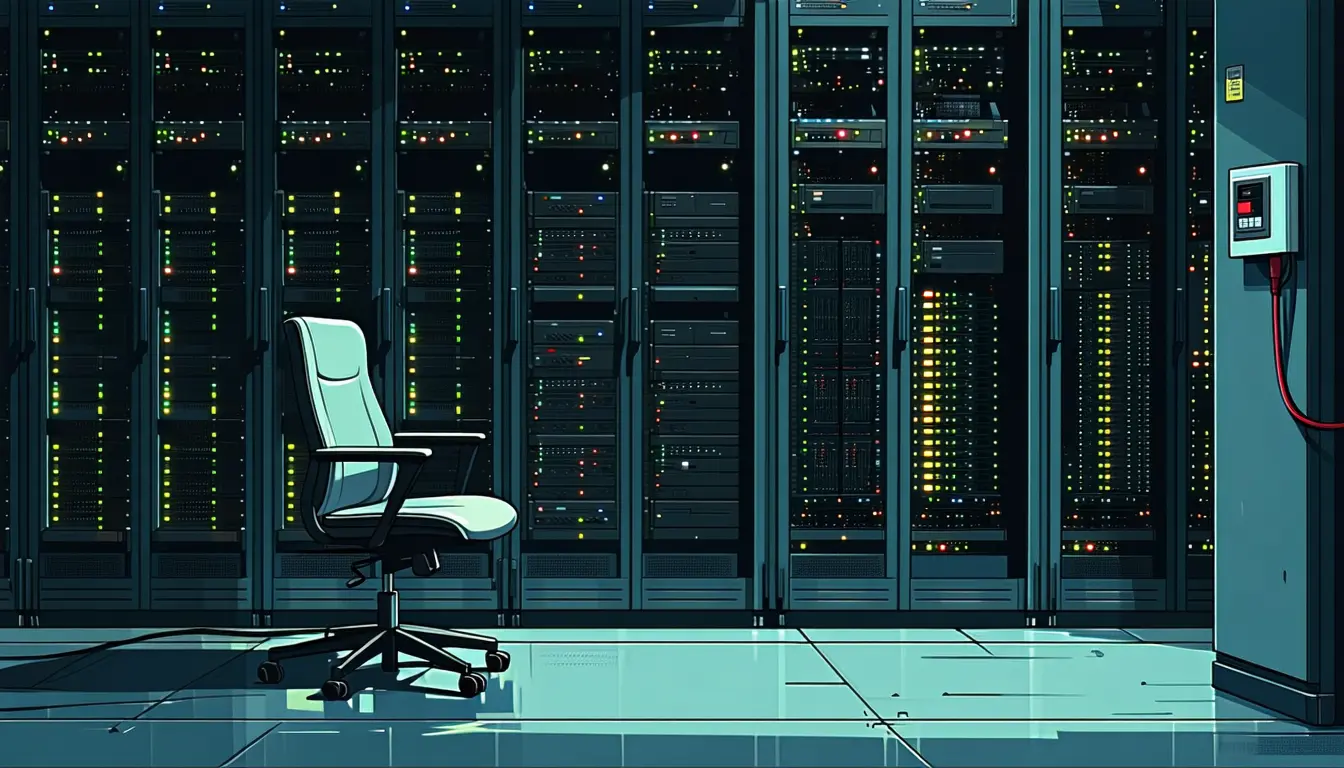 Illustration accompanying OpenAI's Dots gives GPT-6 agents their own cloud computers to work unattended