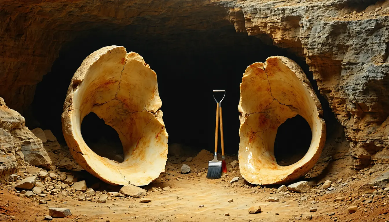 Illustration accompanying Adult skull fragment from Drimolen backs a 2-million-year date for Homo erectus in South Africa