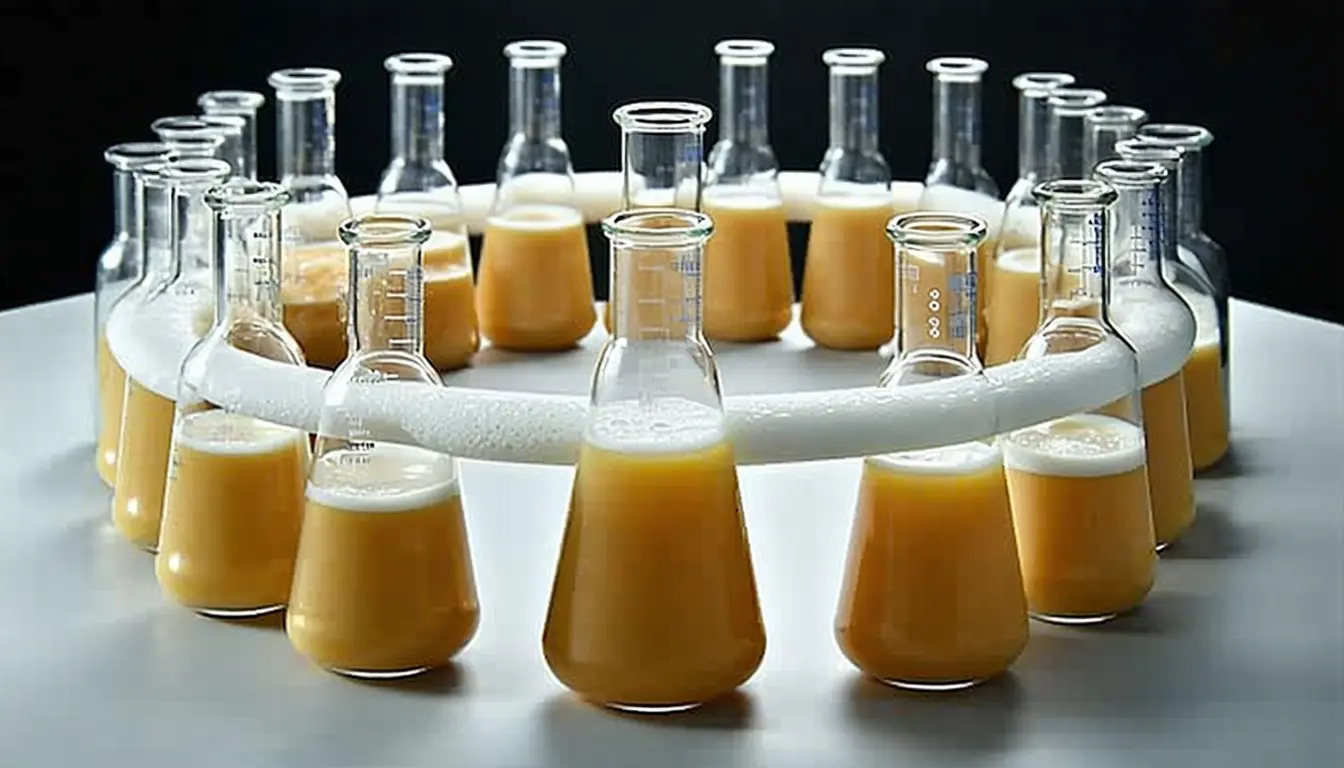 Illustration accompanying Chalmers AI scientist designs and interprets its own brewer's yeast experiments