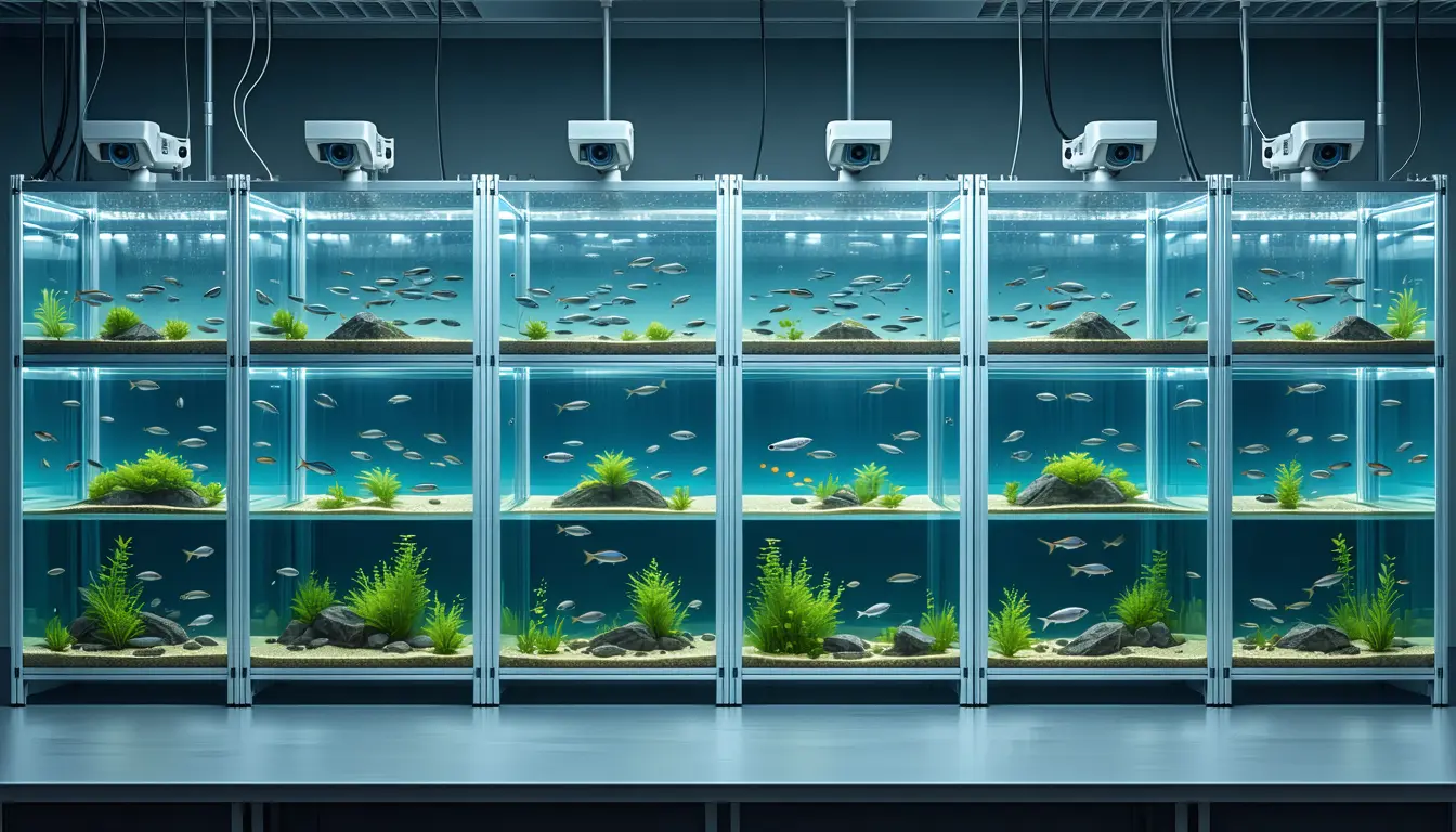 Illustration accompanying Clonal Amazon mollies raised alike form shoals whose collective behaviour changes as they mature