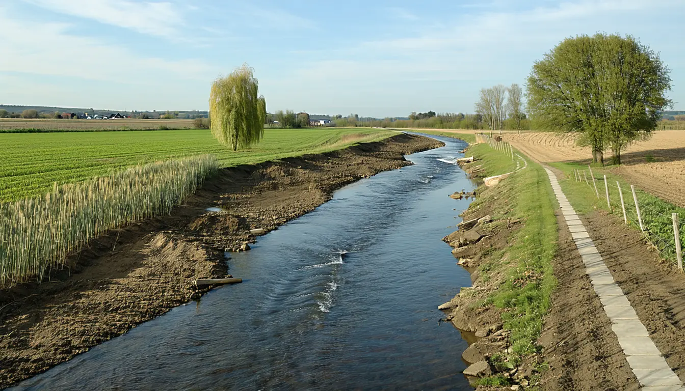 Illustration accompanying Four-year map finds 6% of lower-48 river length both healthy and protected
