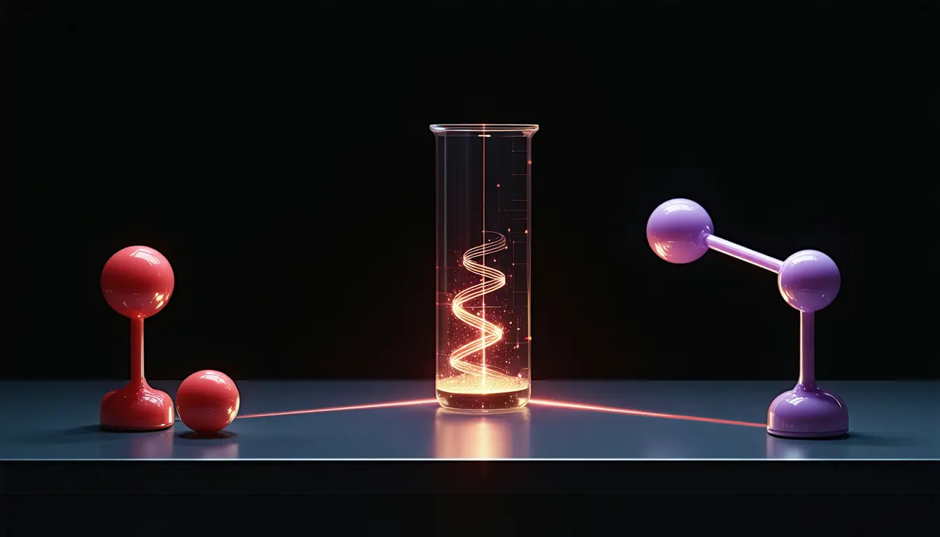 Illustration accompanying Oldenburg physicists cross two laser pulses to reach electron states known only from theory