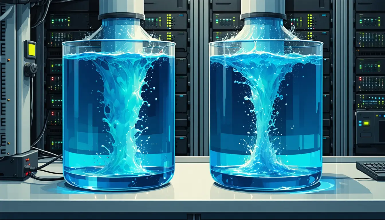 Illustration accompanying OpenAI's 10,000 agents propose a Navier-Stokes blowup that needs an external force