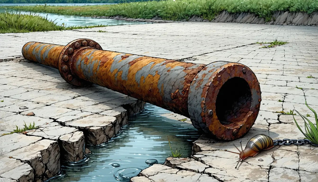 Illustration accompanying Osaka rises fastest along its fault lines as its drained aquifers refill