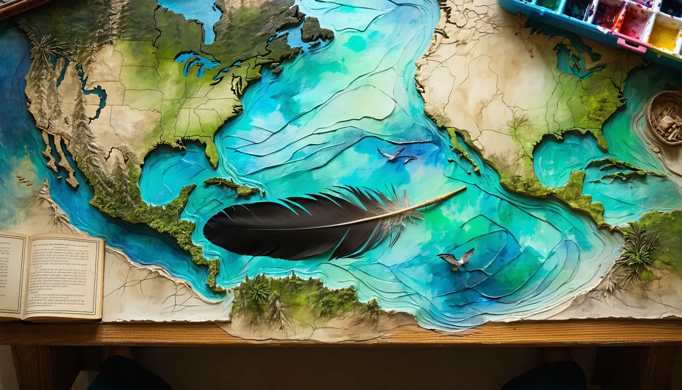 Illustration accompanying Würzburg model puts New World blackbirds in South America about 6 million years ago