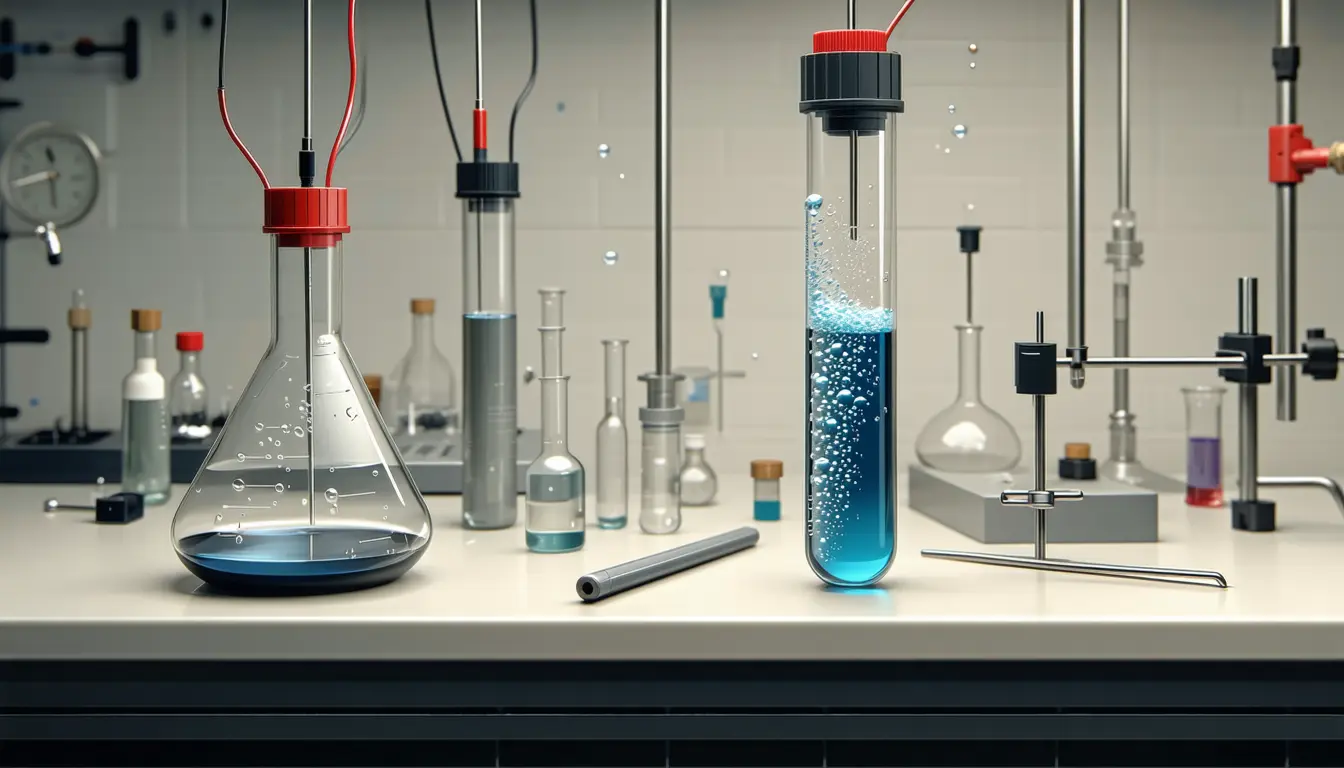 Illustration accompanying Yokohama chemists hold cobalt between metal and oxide to hydrogenate pyridine with electricity