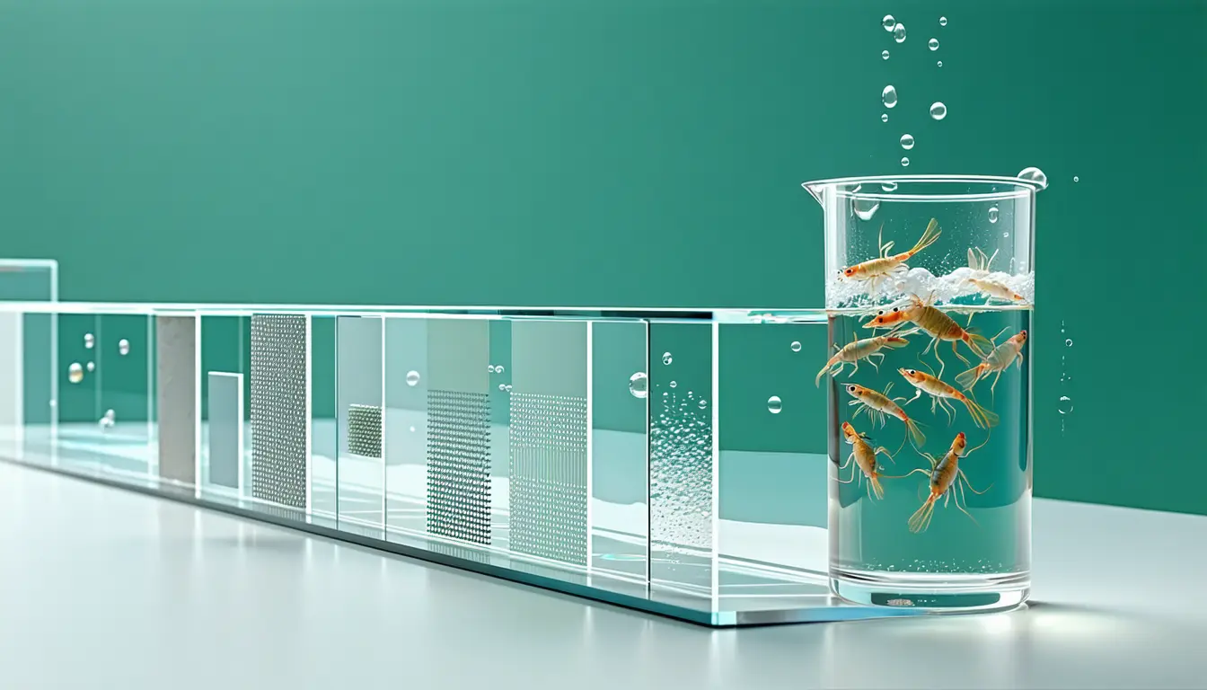 Illustration accompanying Zinc oxide nanorods cut lab fouling by up to 73 percent, depending on the polymer pattern underneath