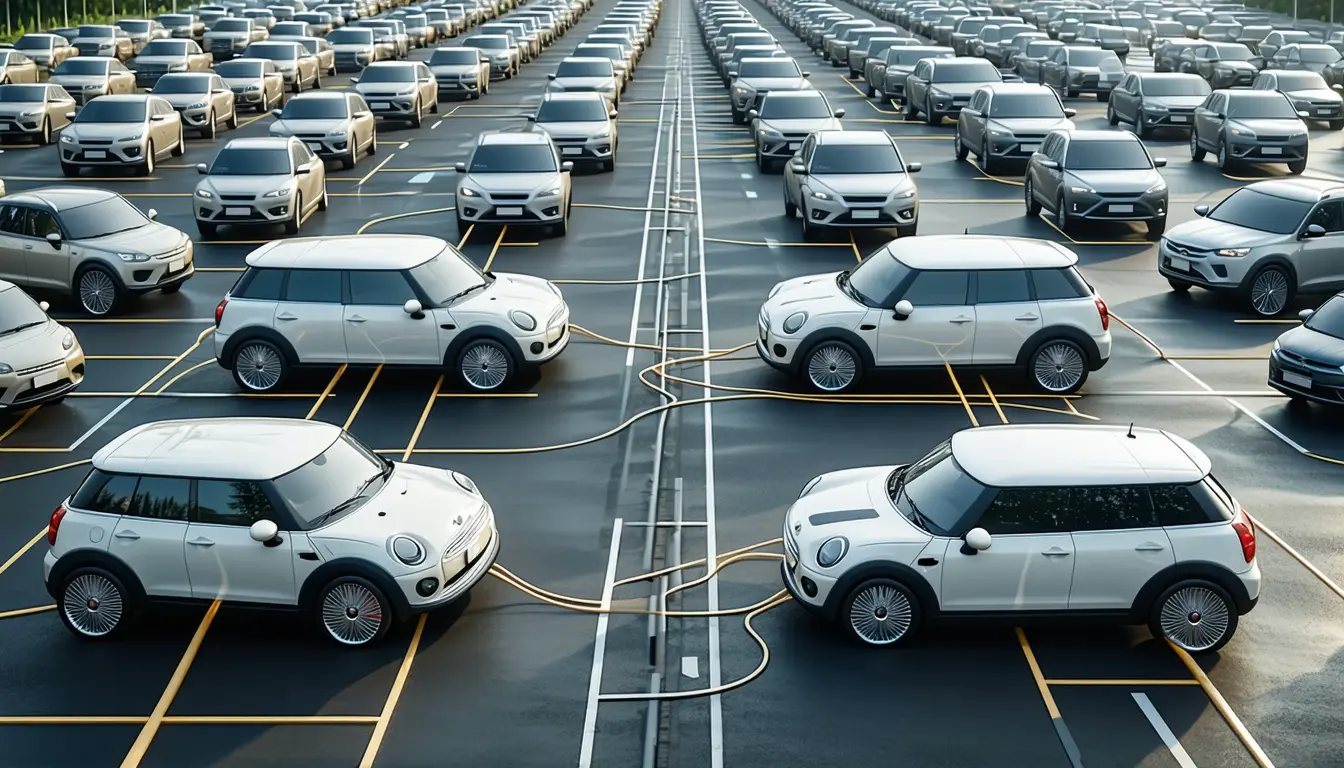Illustration accompanying Carmaker companion apps pass driver data to ad or analytics firms in 28 of 30 tested