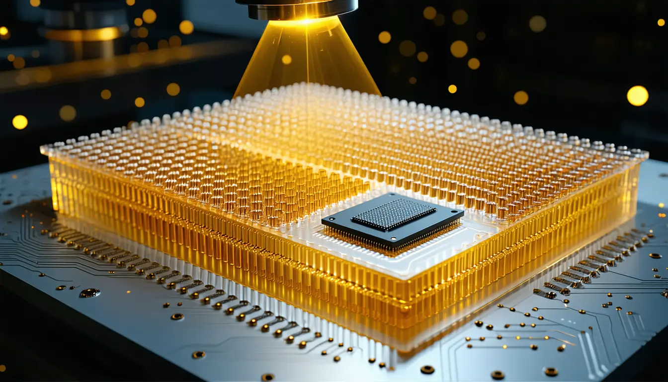 Illustration accompanying AI chip-design agents can reproduce patented circuits across thousands of chips, Forte warns