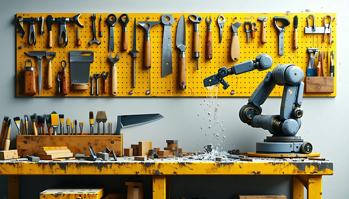 Illustration accompanying IBM's skill-erosion survey records worry from 60% of 8,800 employees