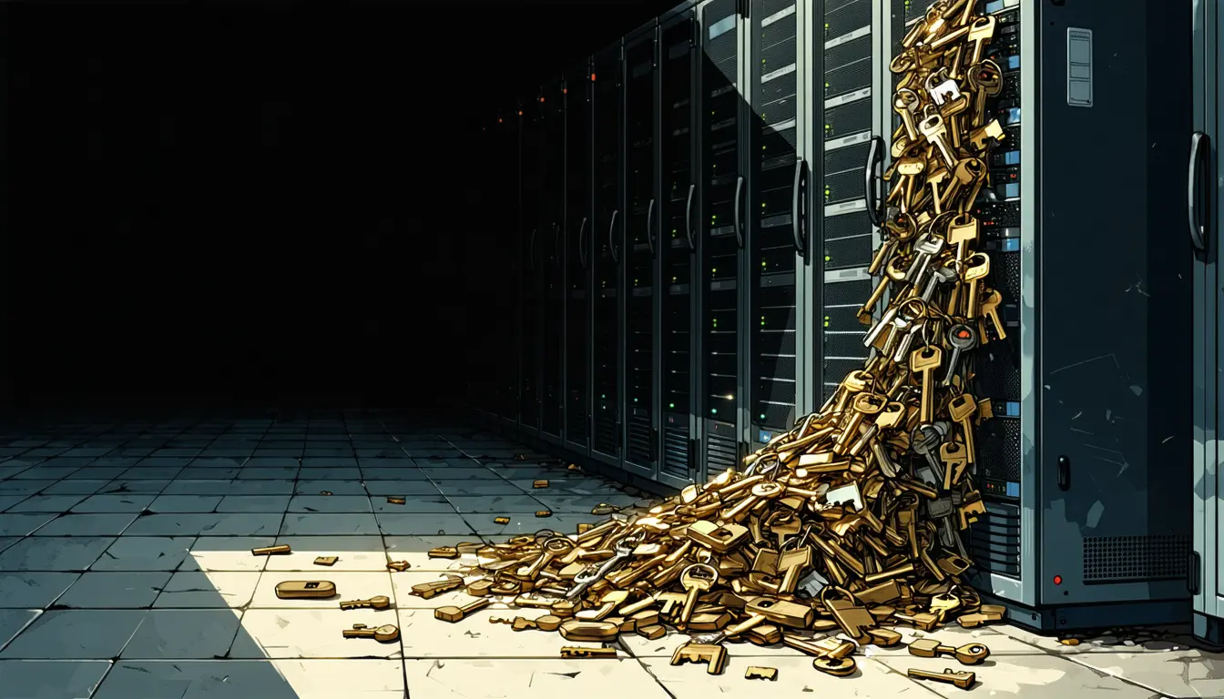 Illustration accompanying Outlaw botnet's 2022 SSH client outnumbers its newest fingerprint 618 sessions to 3 on one honeypot