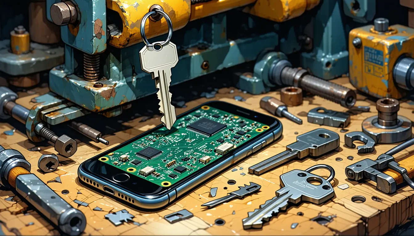 Illustration accompanying Passkeys trade portability for phishing resistance by keeping the private key on the device