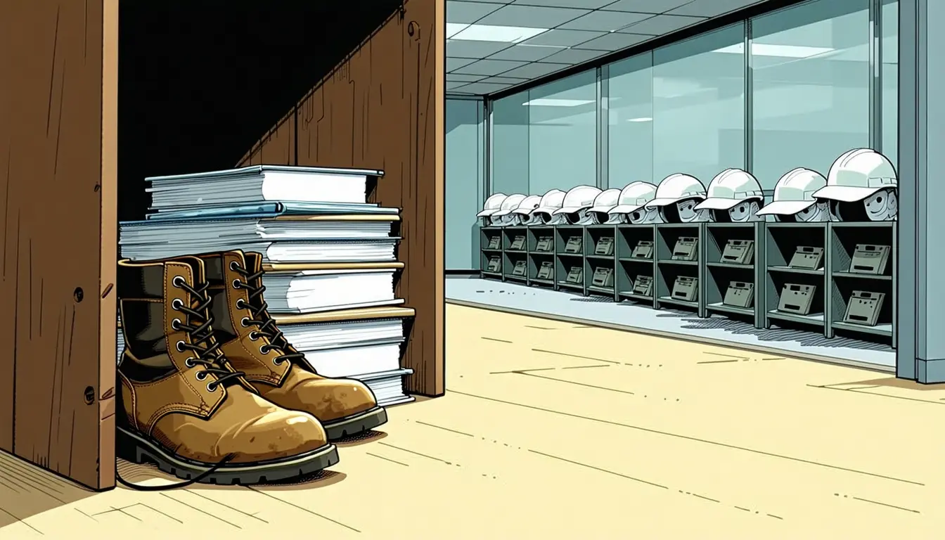 Illustration accompanying A field veteran takes over Korea's labor inspection policy on the day 5,000 inspectors go independent