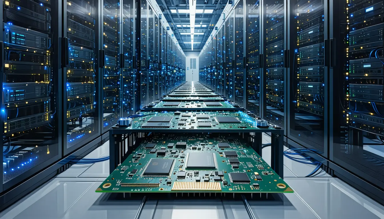 Illustration accompanying Broadcom reportedly guarantees about $30 billion of the debt that leases TPUs to Anthropic