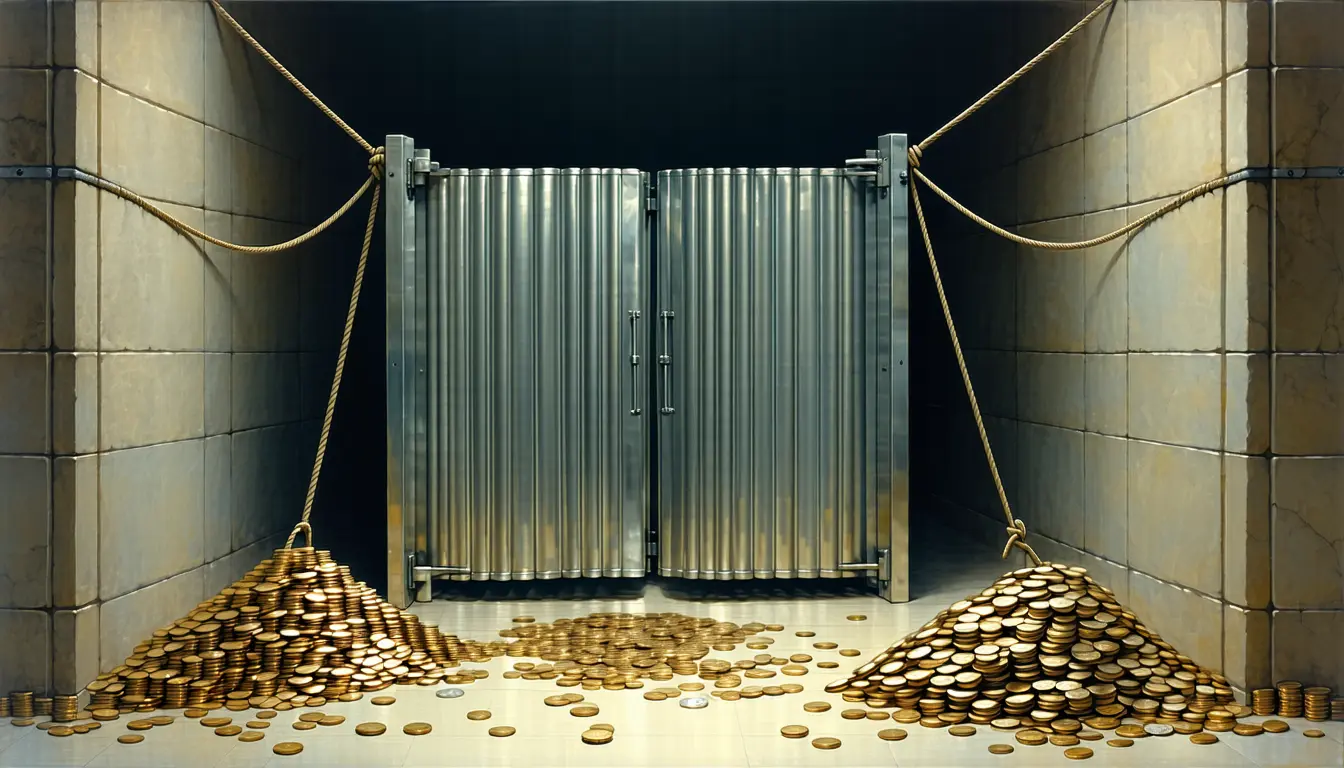 Illustration accompanying Central banks and 50,000 letter-writers pull MiCA's stablecoin yield ban in opposite directions