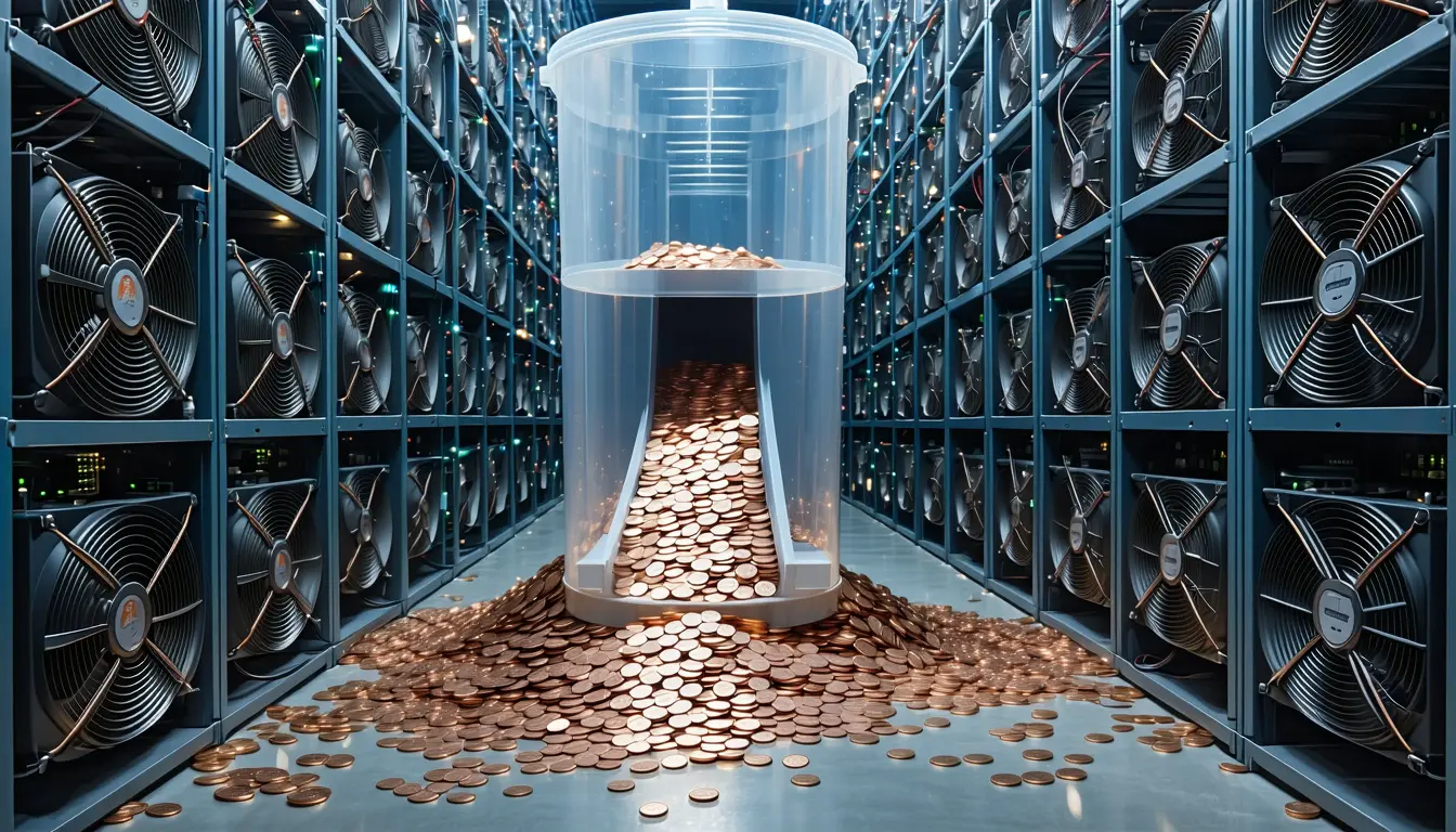 Illustration accompanying Citi ties its $113,000 Bitcoin target to $5 billion of slow adviser and brokerage inflows