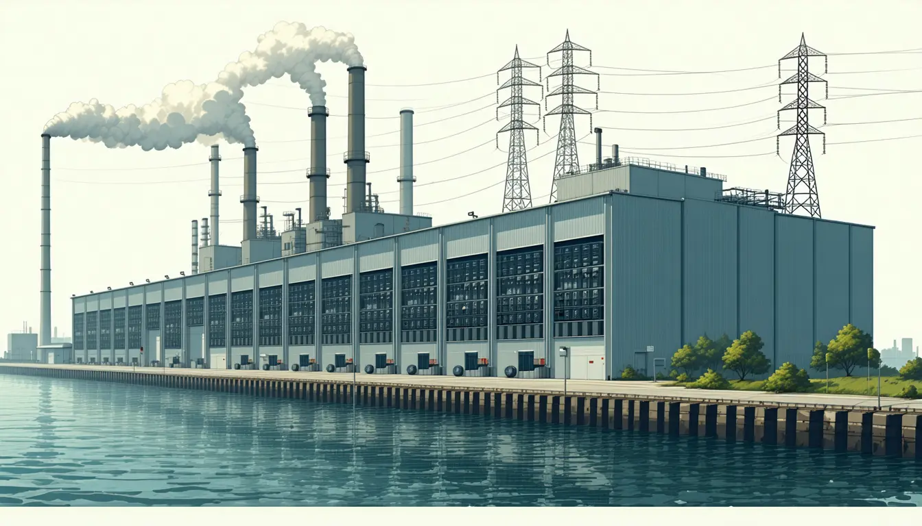 Illustration accompanying JERA puts a $15 billion-plus AI campus behind the meter at its Chiba gas plant