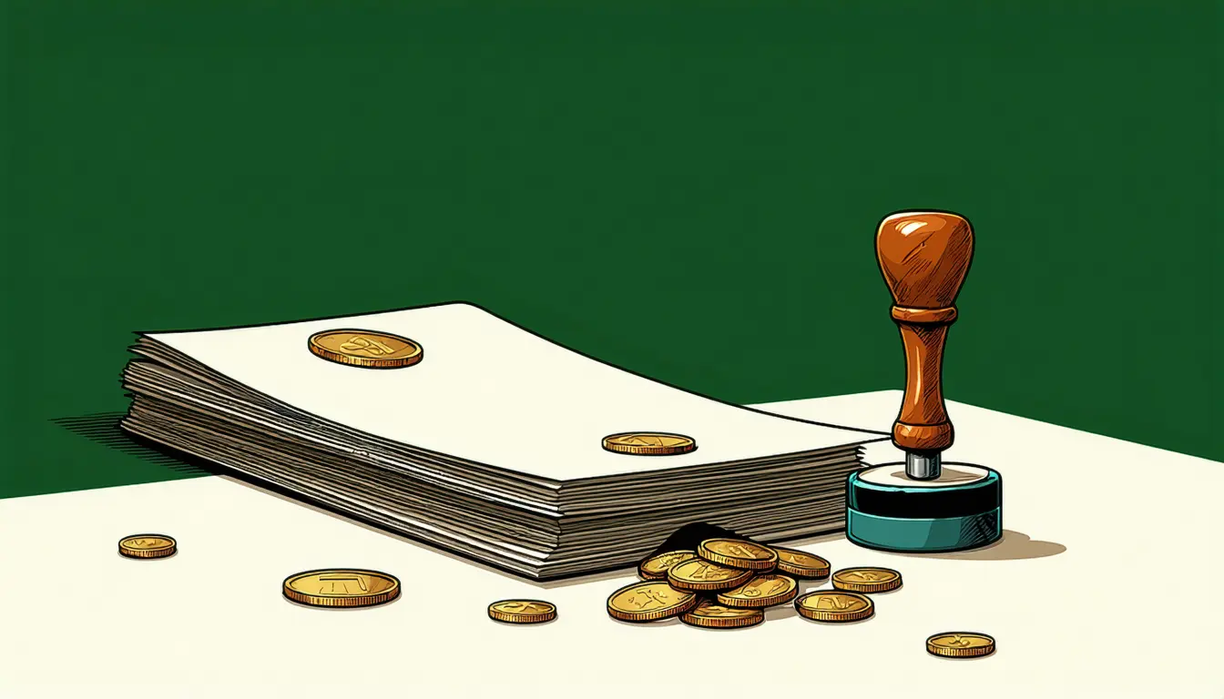 Illustration accompanying Korea drafts tokenized-securities rules for 2027 as bills seek a fourth crypto-tax delay