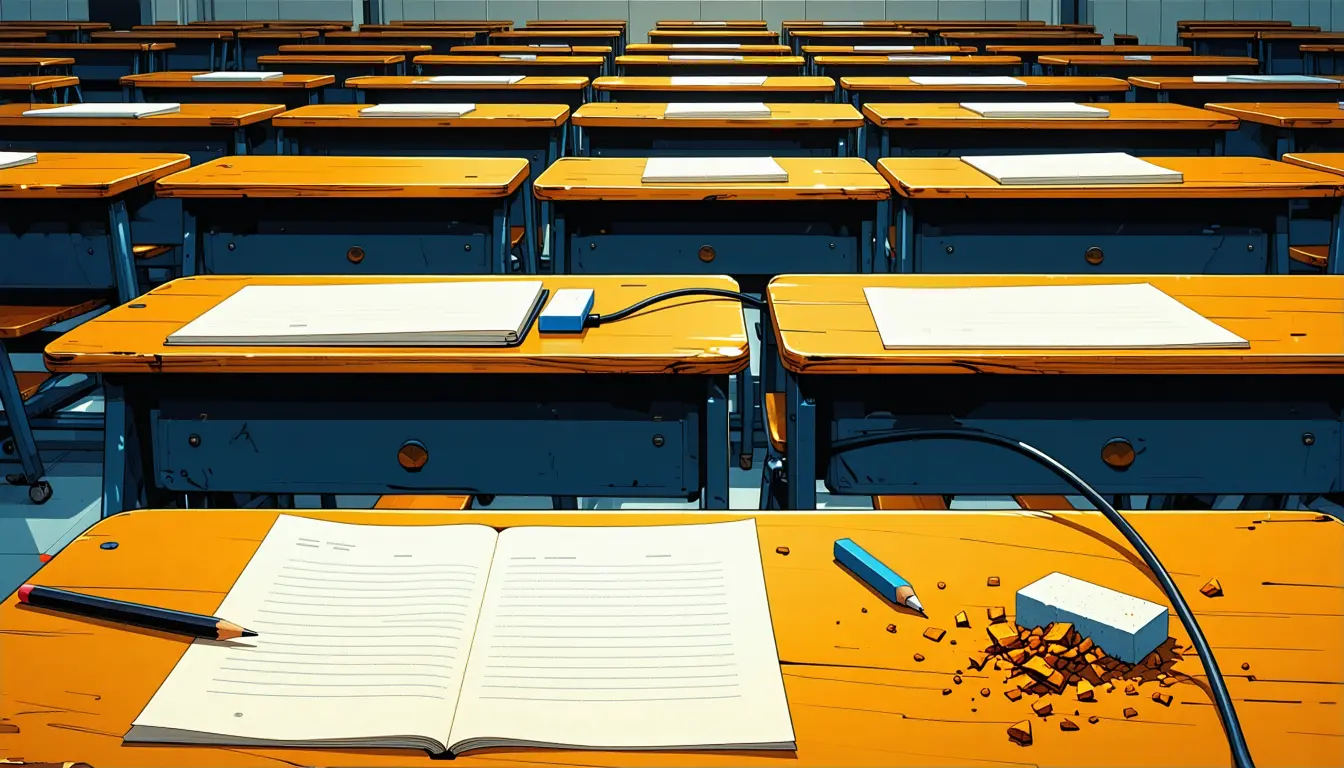 Illustration accompanying Aleks data shows ChatGPT-era students 25% less likely to solve word problems without AI