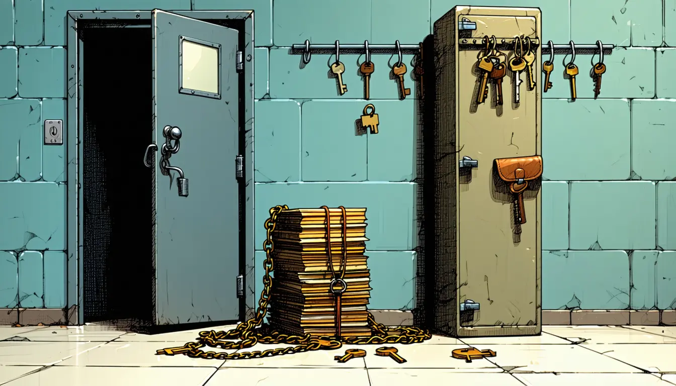 Illustration accompanying Tribunal backs prison's harassment dismissal of an officer who had reported fragile mental health