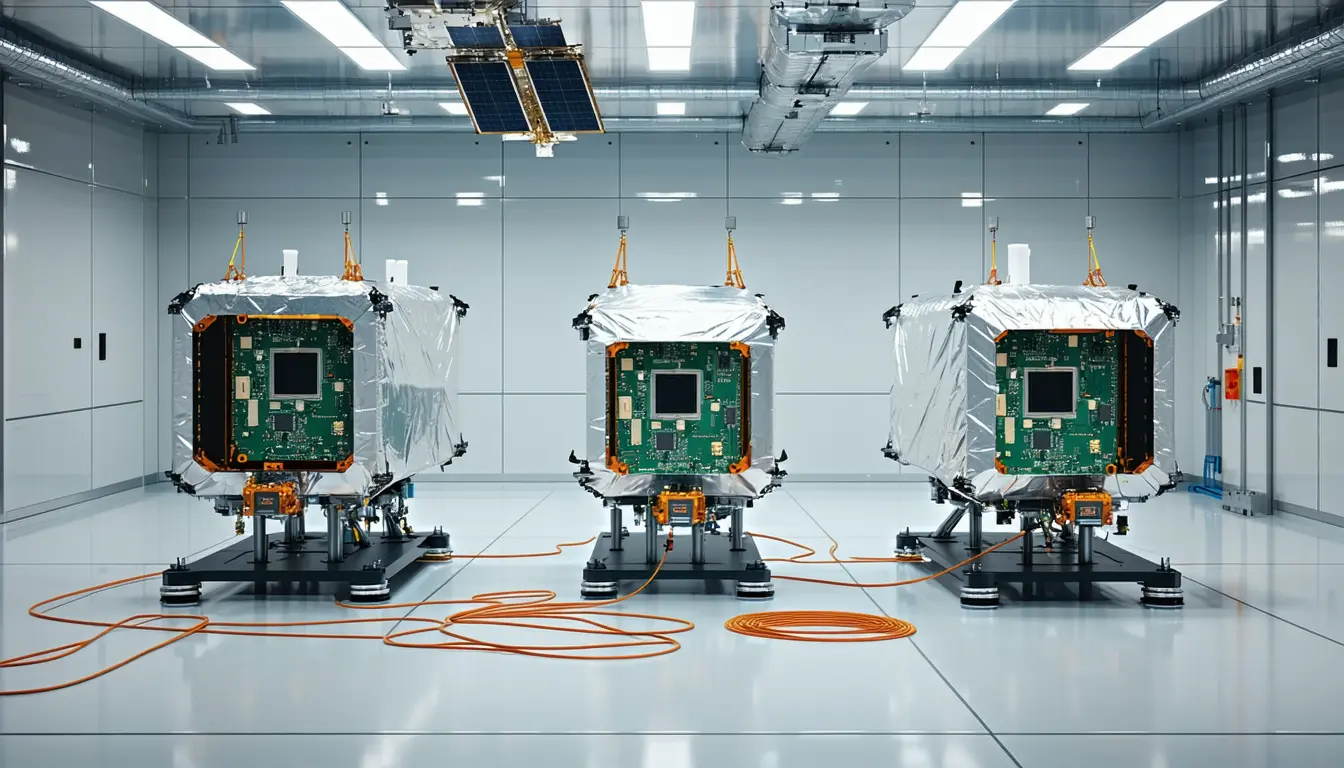 Illustration accompanying Satlyt raises $8M to run its AI software on satellites other companies build