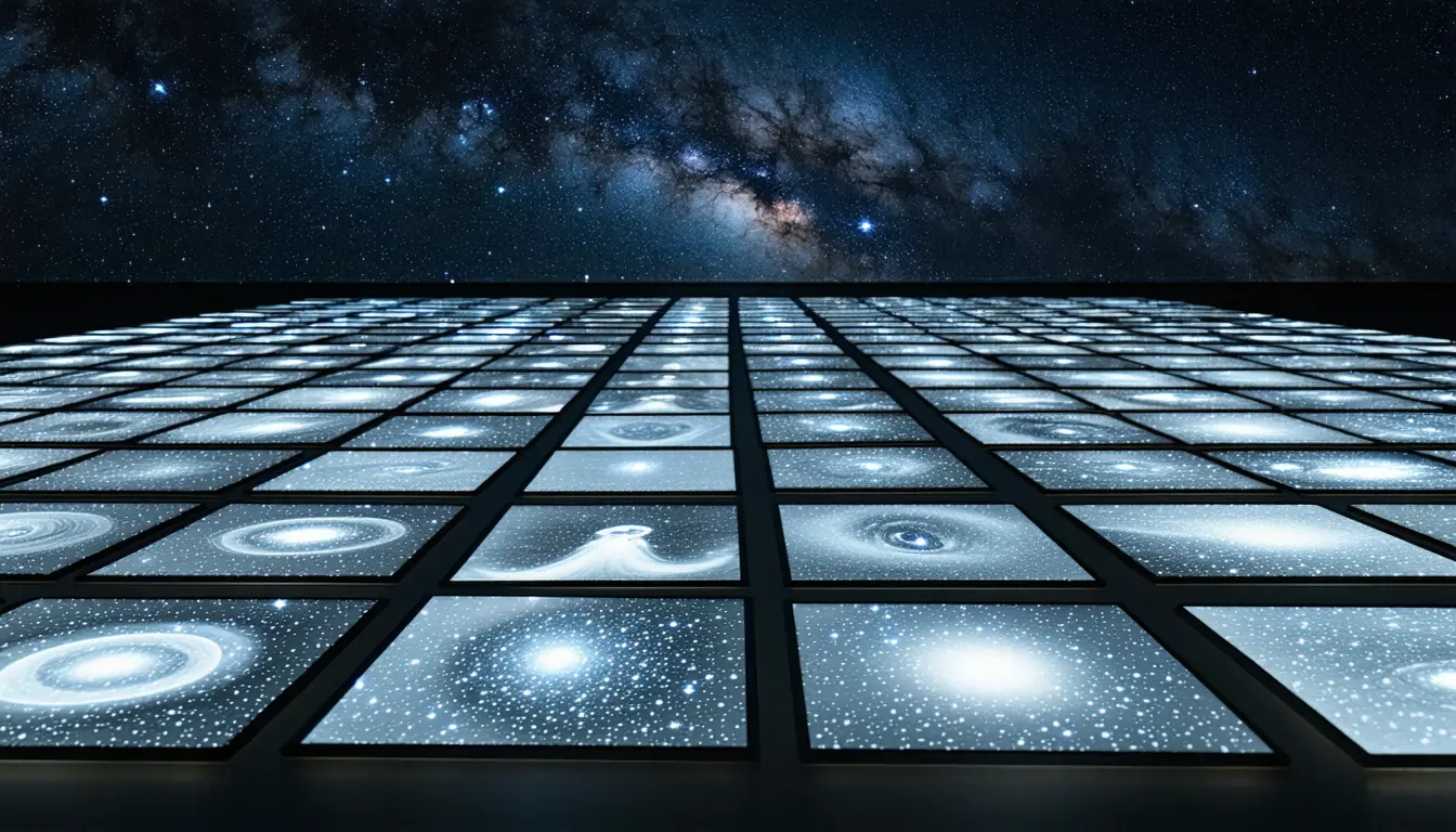 Illustration accompanying Southampton asks volunteers to vet AI-sifted telescope data for hidden black holes