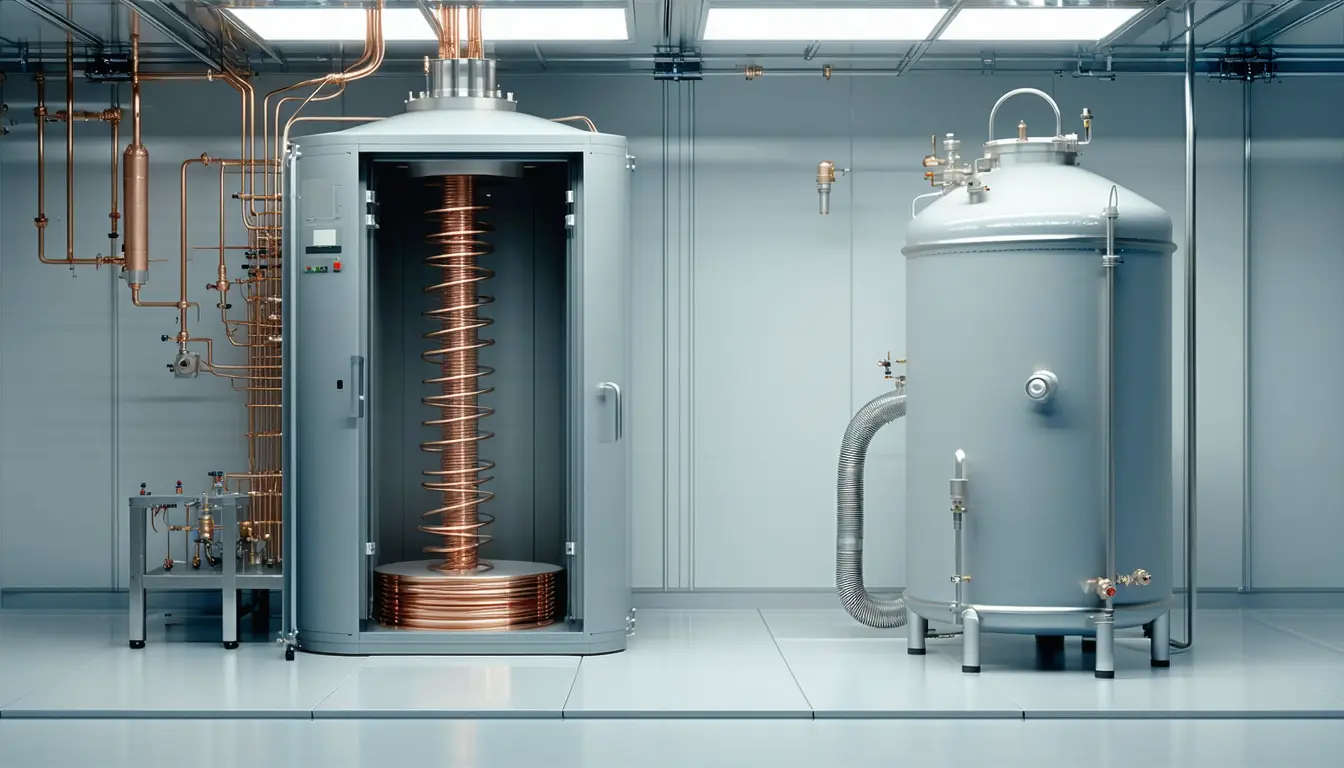 Illustration accompanying Surrey physicists design a superfluid-helium qubit predicted to make about 100 times fewer errors