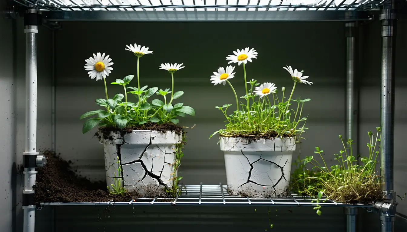 Illustration accompanying Zagreb's urban daisy fleabane withstands chamber heat and drought better than its rural kin