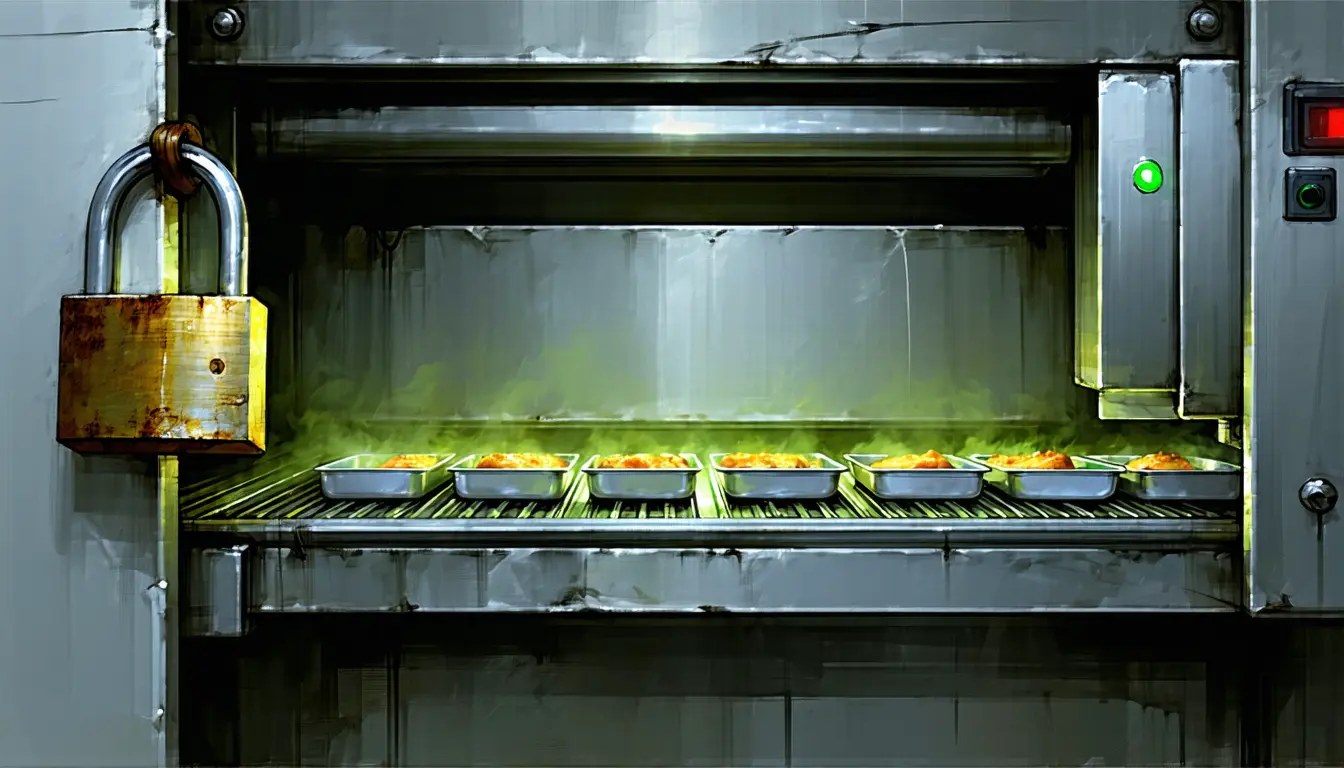 Illustration accompanying A dead Redis lock made Munchable's scheduler log twelve skipped cron runs as successes
