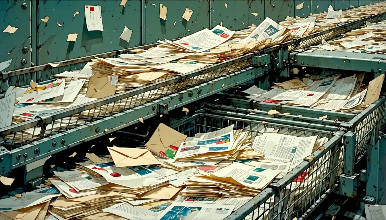 Illustration accompanying Forwarding support mail under its own DKIM key let every spam pitch into CogniPrep's inbox