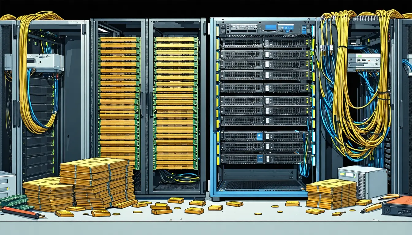 Illustration accompanying Full-precision embeddings push a 100-million-vector OpenSearch index to 1.3 TB of RAM